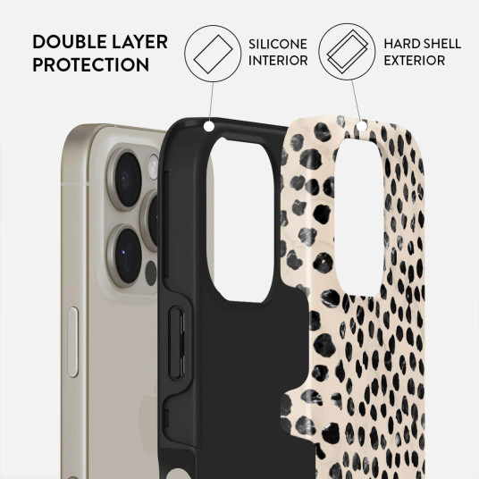 Kotelo Burga iPhone 16 Pro Almond Latte Tough Magsafe