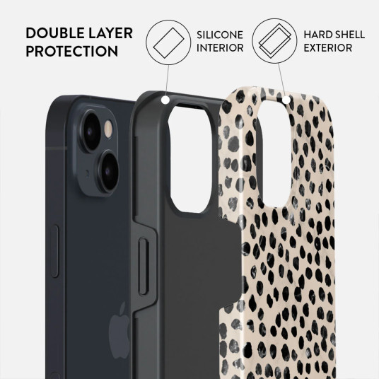 Kotelo Burga iPhone 15 Almond Latte Tough Magsafe