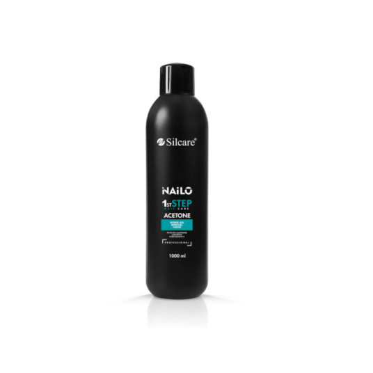 SILCARE_Nail 1st Step Kynsien asetoni Asetoni hybridilakkojen poistoon 1000ml