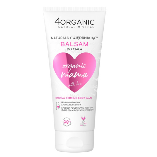 4ORGANIC_Mama Luonnollinen kiinteyttävä vartalovoide 200ml