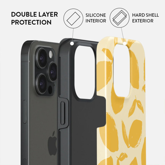 Kotelo Burga iPhone 15 Pro Lemon Tart Tough Magsafe