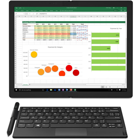Lenovo ThinkPad X1 Fold Gen 1| Intel® Core™ i5-L16G7 (5C/5T, 1.4 - 3.00GHz, 4MB)|8GB RAM|512GB SSD|13.3" QXGA (2048x1536) Multitouch folding OLED||Wi-Fi 6 + Bluetooth v5.1|Win 11/Atnaujintas/Renew