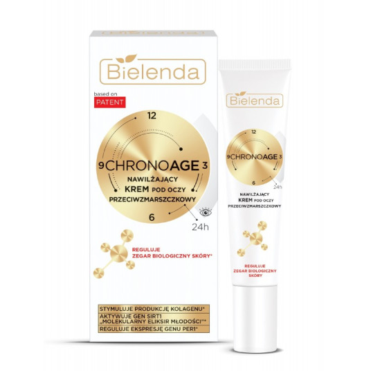 BIELENDA_Chrono Age ryppyjä ehkäisevä kosteuttava silmänympärysvoide 15ml