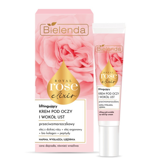 BIELENDA_Royal Rose Elixir Lifting Eye and Lip Cream 15ml