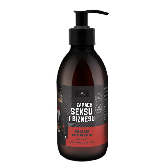 LAQ_Doberman partavesibalsami Sex and Business -tuoksulla ja ilman sitä 150ml