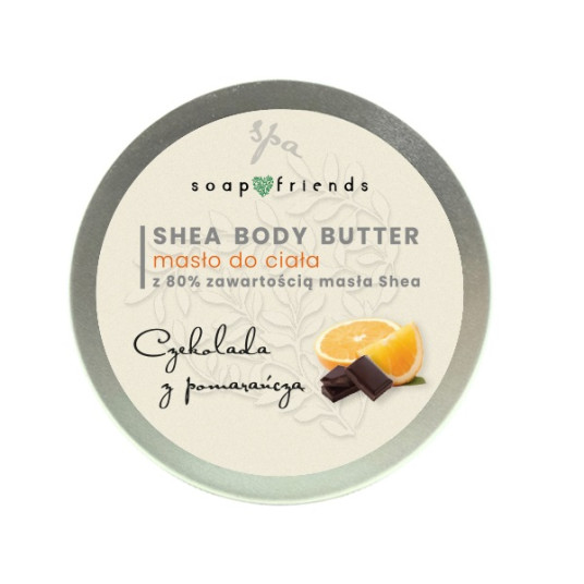 SOAP&amp;FRIENDS_Shea Butter 80% vartalovoi Suklaa Appelsiini 50ml