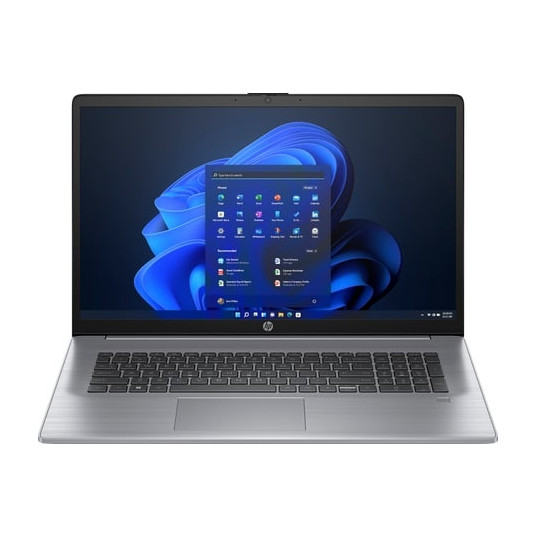 Kannettava tietokone HP 470 G10, 17.3 FHD, Intel Core i5, RAM 16GB, 512GB SSD, Intel Iris Xe Graphics, Windows 11 Pro, Silver 85A90EA