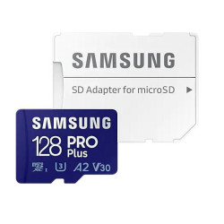 Samsung Pro PLUS microSDXC 128GB UHS-I U3 [Zapis 120MB/s Odczyt 160MB/s]