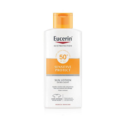 Eucerin Sensitive Protect Sun Lotion Extra Light Spf50+ 400ml