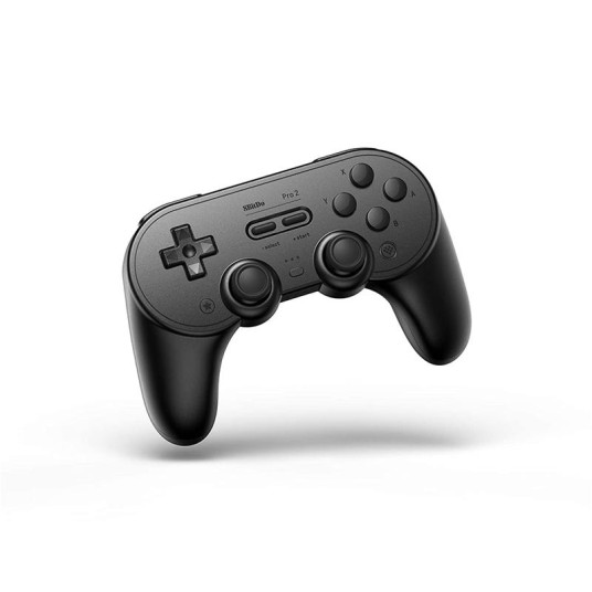 8BitDo PRO 2 - Hall Edition -langaton peliohjain, musta, Switch / PC / Android