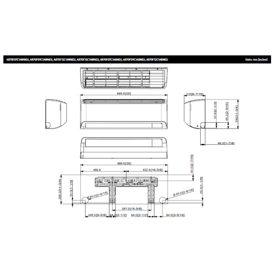 SAMSUNG WALL-WINDLESS Windfree™ Avant S2, 2,5/2,2 kW:n ilmastointilaitesetti