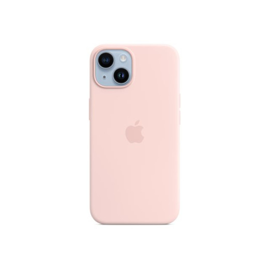 APPLE iPhone 14 Sil Case MGS Chalk Pinkki