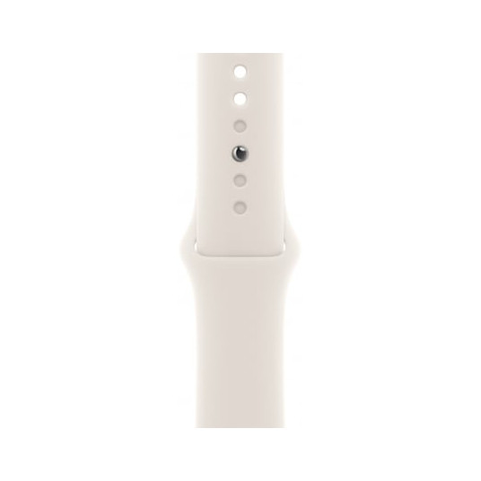 Apple Watch 42 mm tähtivalkea urheiluranneke, S/M