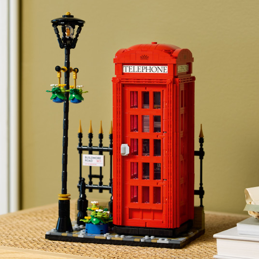 LEGO® 21347 Ideas Lontoon punainen puhelinkoppi