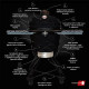KAMADOCLUB PRO 2 PREMIUM+ -GRILLI, MUSTA