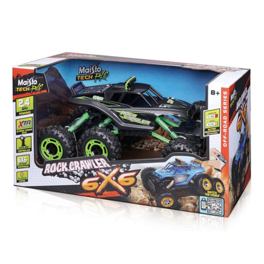 MAISTO TECH ohjattu auto Rock Crawler 6x6, 82745