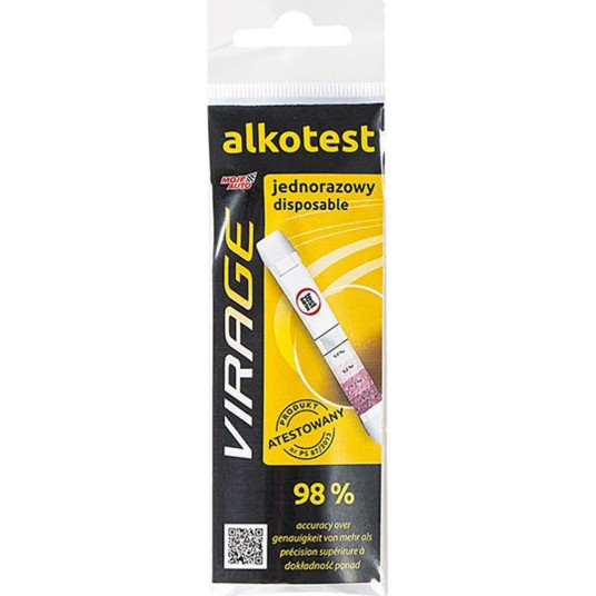 Kertakäyttöinen alkometri Blow Virage / 52-264