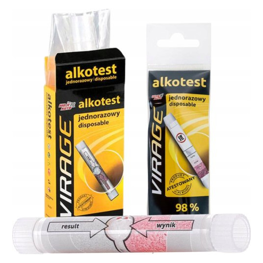 Kertakäyttöinen alkometri Blow Virage / 52-264