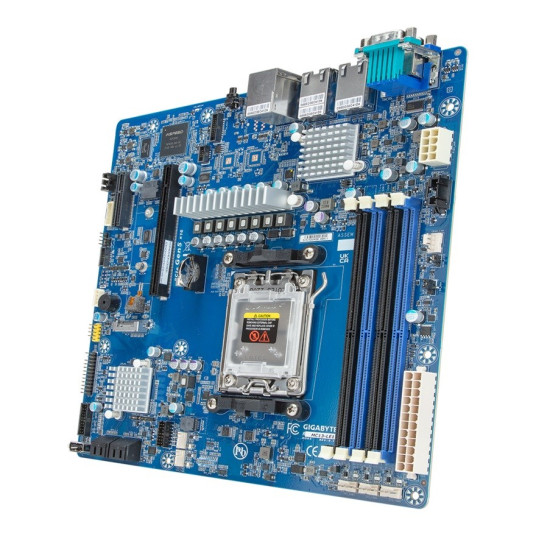 Gigabyte MC13-LE1 1x AM5 AMD Epyc 4004/Ryzen 7000 B650E emolevy (4xDIMM, 4x SATA, 1xM.2, 2x10Gbe, IPMI, mATX)