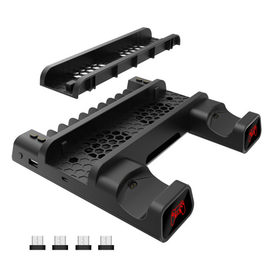 White Shark PS4-19076 Cutman PS4 Cooling pad + 2 Charging Dock