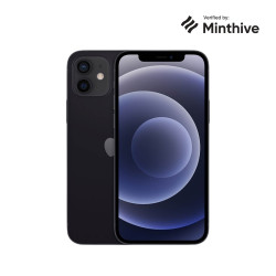 Käytetty kunnostettu A-luokan Apple iPhone 12 128GB musta