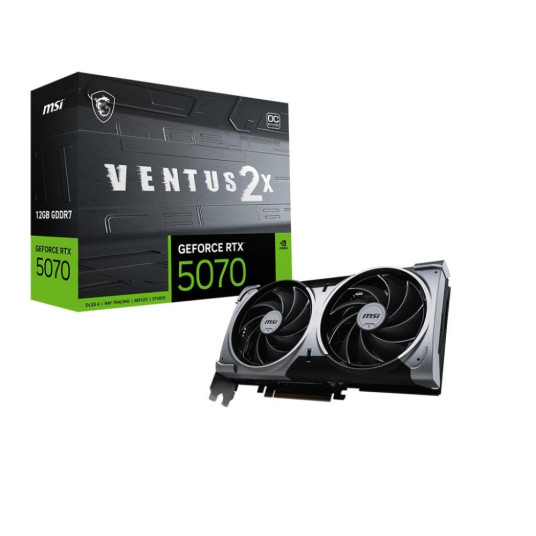 Näytönohjain. MSI RTX 5070 12G VENTUS 2X OC