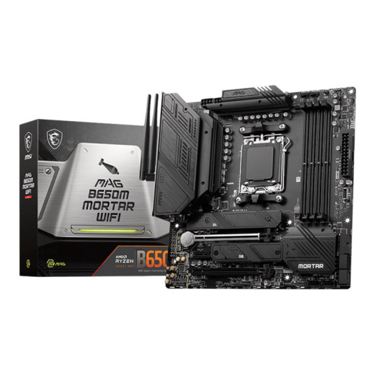 "MSI MAG B650M MÖRSSÄRI WIFI (AM5) (D)"