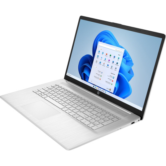 HP 17-CN2068CL i5-1235U 17.3" FHD AG 8GB SSD512 BT BLKB FPR Win11 Natural Silver (REPACK) 2Y