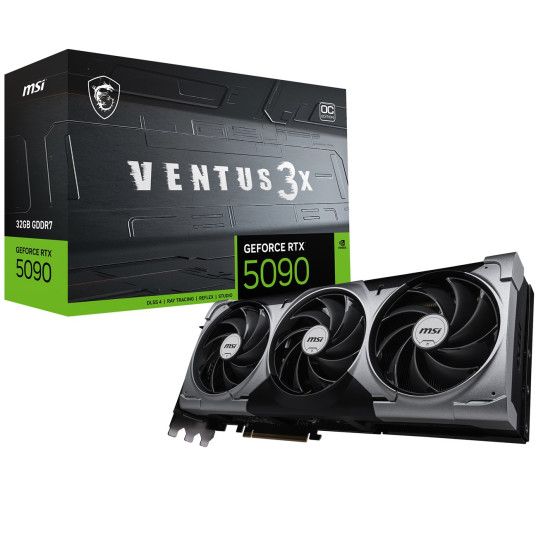 MSI VENTUS GEFORCE RTX 5090 32G 3X OC -näytönohjain NVIDIA 32 Gt GDDR7
