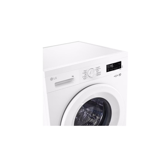 LG Washing Machine | F4X1008NWH | Energy efficiency class A | Front loading | Washing capacity 8 kg | 1400 RPM | Depth 56 cm | Width 60 cm | Display | LCD | Steam function | Direct drive | Wi-Fi | White