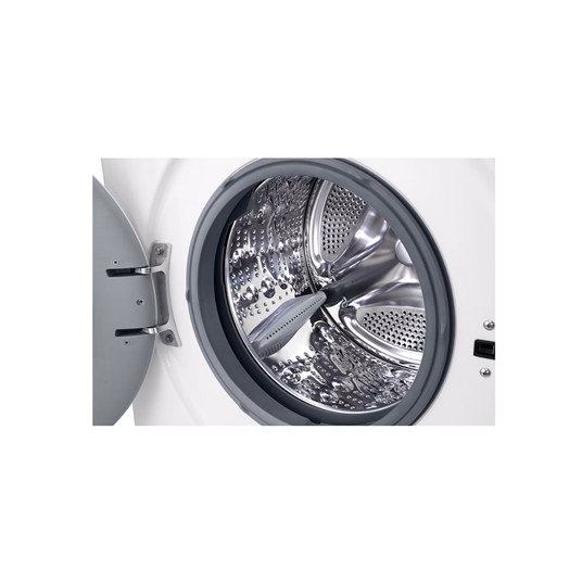 LG Washing Machine | F4X1008NWH | Energy efficiency class A | Front loading | Washing capacity 8 kg | 1400 RPM | Depth 56 cm | Width 60 cm | Display | LCD | Steam function | Direct drive | Wi-Fi | White