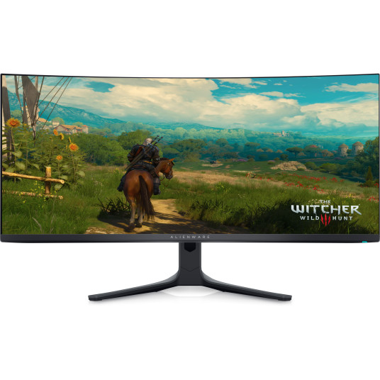 Dellin pelinäyttö AW3423DWF 34", UWQHD, 3440 x 1440, 21:9, 0,1 ms, 250 cd/m², musta, 165 Hz, HDMI-porttien määrä 1