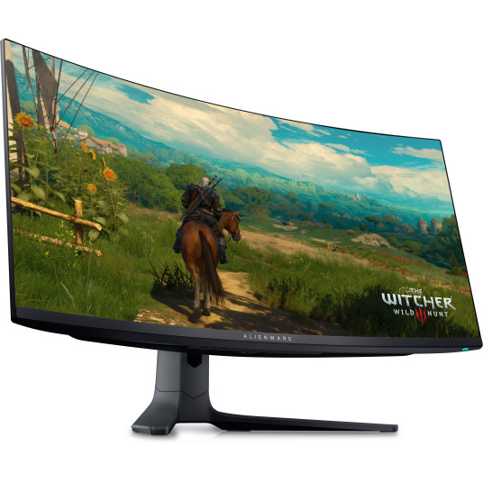 Dellin pelinäyttö AW3423DWF 34", UWQHD, 3440 x 1440, 21:9, 0,1 ms, 250 cd/m², musta, 165 Hz, HDMI-porttien määrä 1