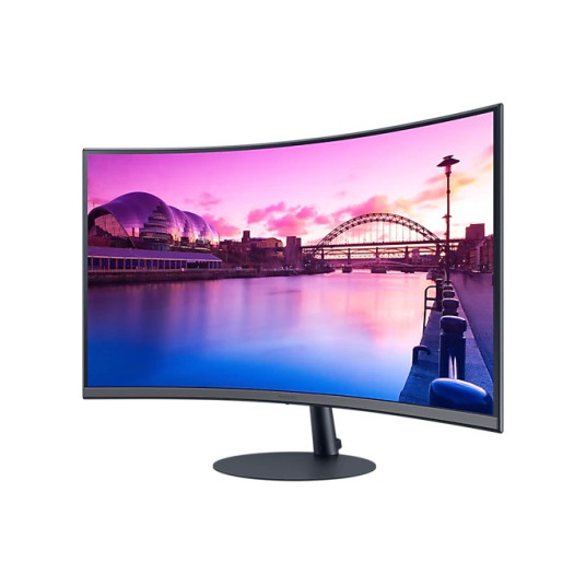 Samsung Kaareva näyttö LS27C390EAUXEN 27", VA, FHD, 1920 x 1080, 16:9, 4 ms, 250 cd/m², musta, 75 Hz, HDMI-porttien määrä 2