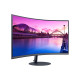 Samsung Kaareva näyttö LS27C390EAUXEN 27", VA, FHD, 1920 x 1080, 16:9, 4 ms, 250 cd/m², musta, 75 Hz, HDMI-porttien määrä 2