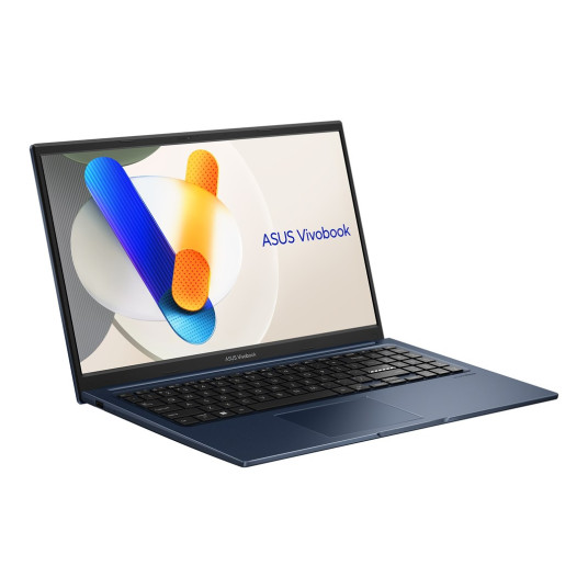 ASUS VivoBook 15 X1504VA-BQ1035 - i3-1315U | 15,6 tuumaa | 8 Gt | 512 Gt | Ilman käyttöjärjestelmää | sininen | sininen
