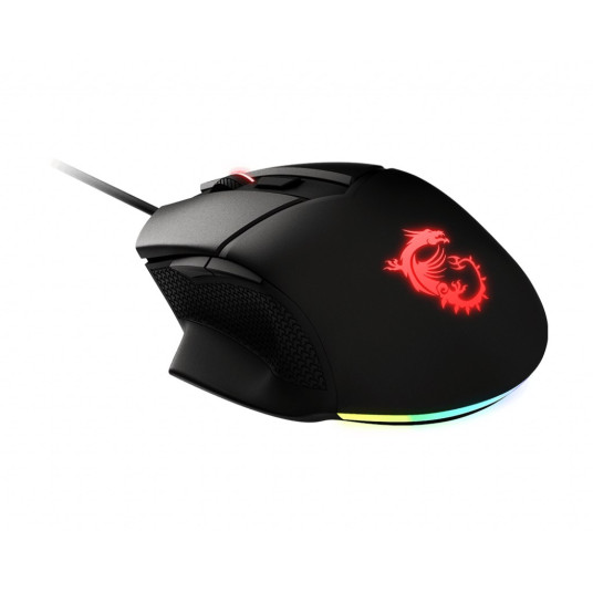 MSI Clutch GM20 Elite -pelihiiri Oikeakätinen USB-tyyppi A Optinen 6400 DPI