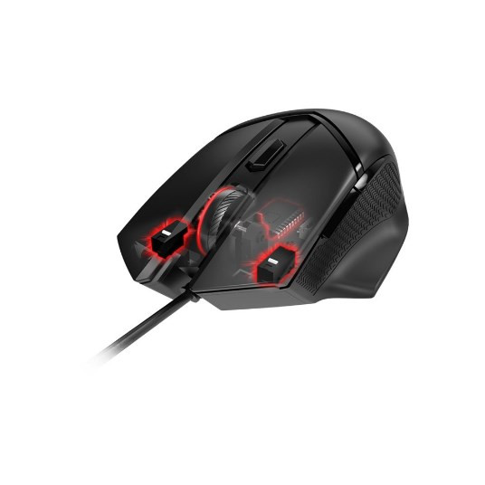MSI Clutch GM20 Elite -pelihiiri Oikeakätinen USB-tyyppi A Optinen 6400 DPI