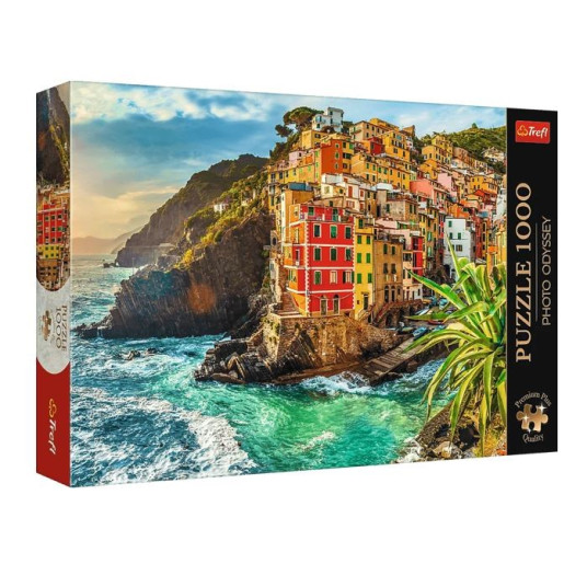 Palapeli 1000 palaa Premium Plus laatu Riomaggiore kaupunki Italia Italiaa