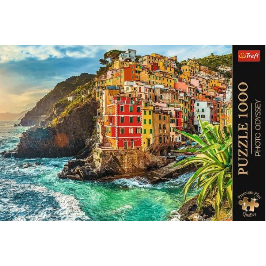 Palapeli 1000 palaa Premium Plus laatu Riomaggiore kaupunki Italia Italiaa