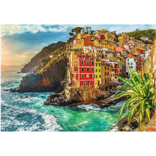 Palapeli 1000 palaa Premium Plus laatu Riomaggiore kaupunki Italia Italiaa