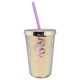 WOW GENERATION Timanttinen juomapullo 350ml pillillä , WOW00066