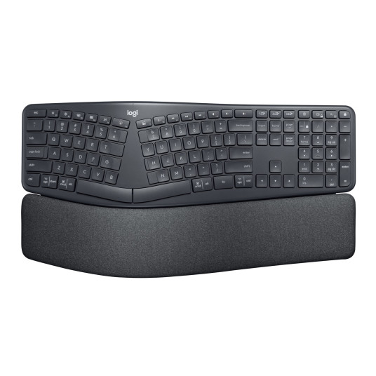 Logitech ERGO K860 Split Keyboard -näppäimistö, joka on tarkoitettu