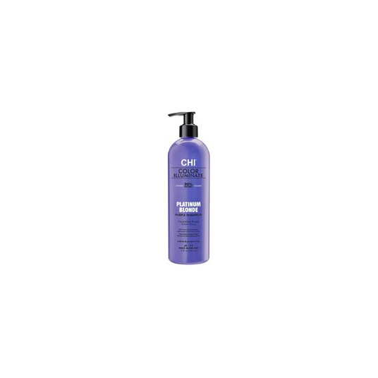 " Farouk Systems Color Illuminate Platinum Blonde Purple Shampoo - vaalentava shampoo platinablondeille ja harmaille hiuksille, 355 ml.