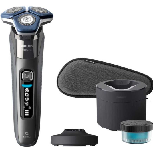 Philips SHAVER Series 7000 S7887/55 parranajokone miehille Pyörivä parranajokone Trimmeri Kromi