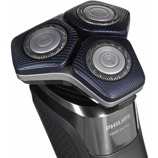 Philips SHAVER Series 7000 S7887/55 parranajokone miehille Pyörivä parranajokone Trimmeri Kromi