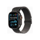 Apple Watch Ultra 2 (GPS + Cellular) 49 mm musta titaanikuori ja musta milanolaisranneke, suuri (MX5V3)