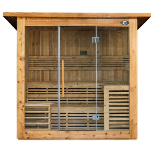 Kuiva pihasauna AMO-SS1320 kiukaalla 175x130x200cm kolminkertainen