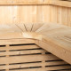 Kuiva pihasauna AMO-SS1320 kiukaalla 175x130x200cm kolminkertainen