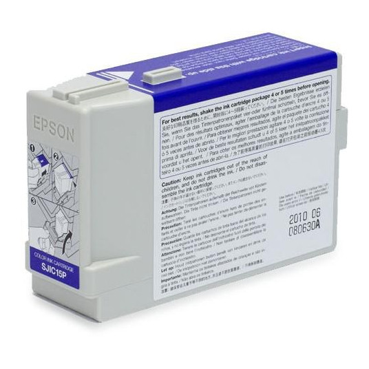 SJIC15P(CMY): Ink cartridge for ColorWorks C3400 and TM-C610 (CMY)